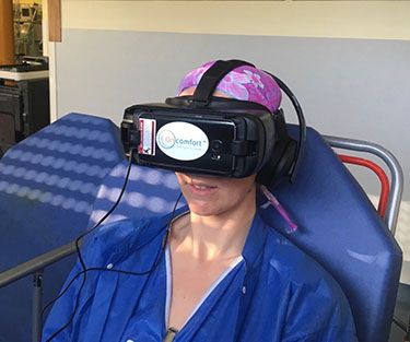 Casque de réalité virtuelle Hôpital Privé Sévigné