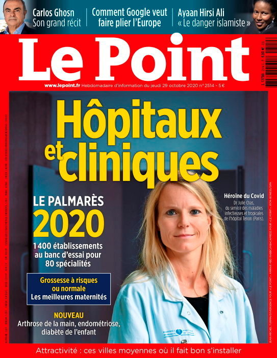 PALMARES LE POINT – De nombreuses spécialités représentées à l’Hôpital Privé Sévigné