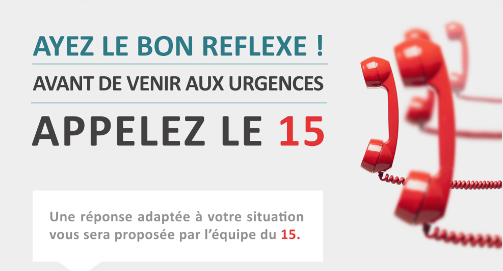 URGENCES : ayez le bon réflexe !