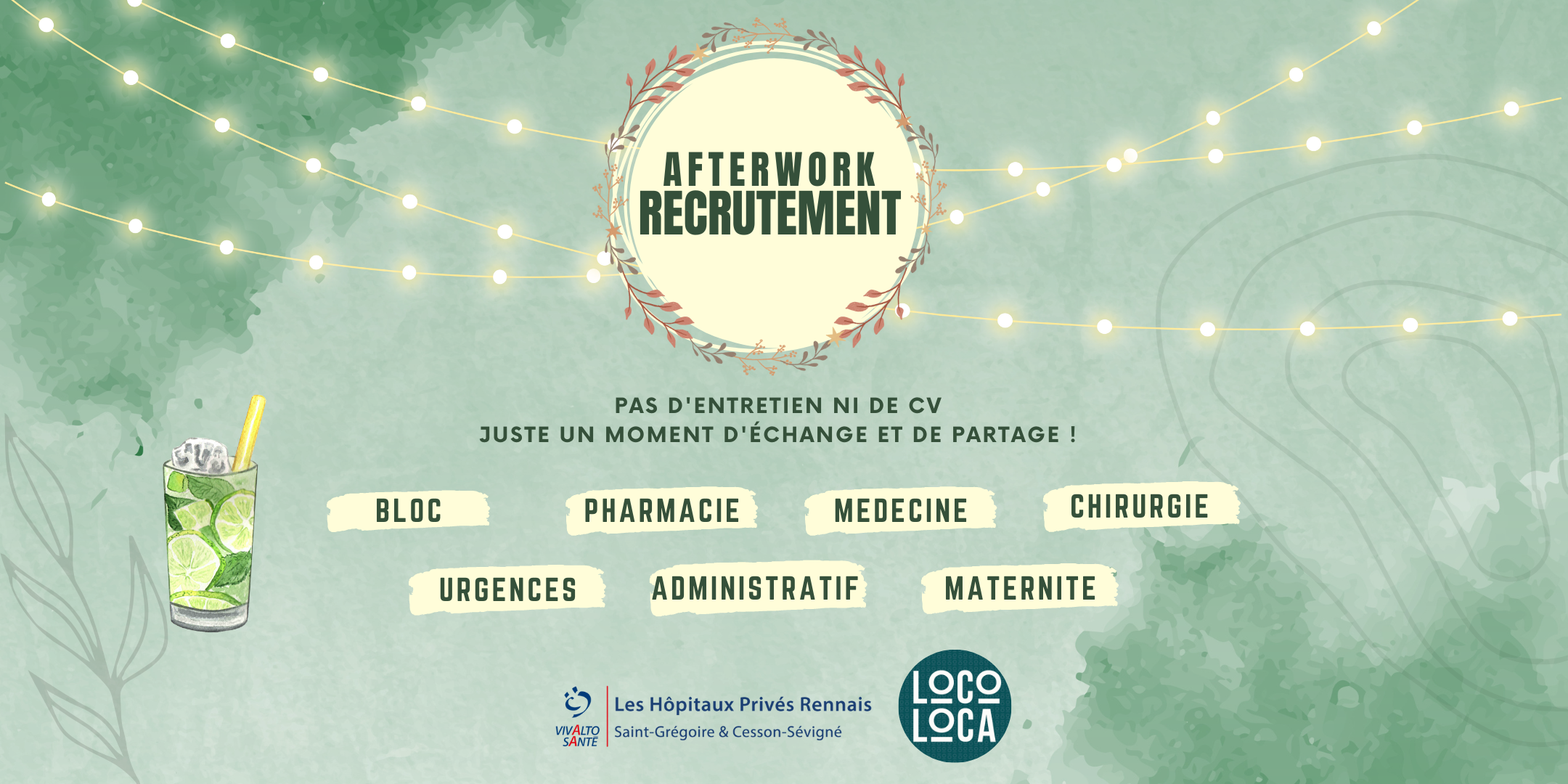 Afterwork recrutement – 11 mai 2023 au Loco Loca