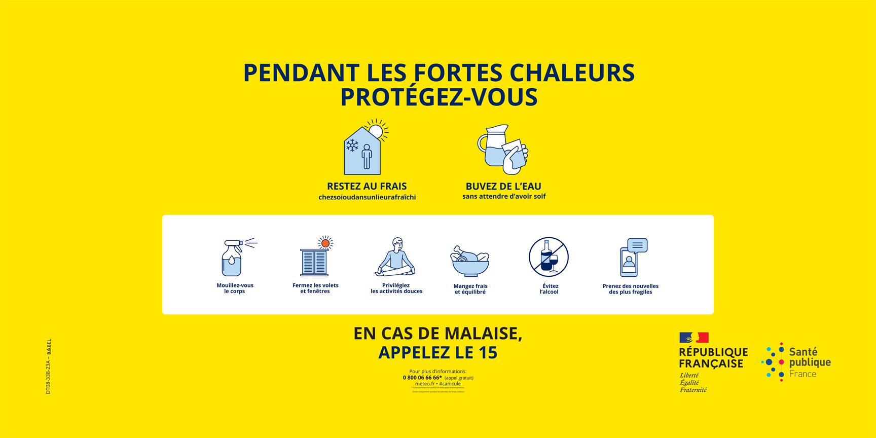 Prévention chaleurs - SPF 2025
